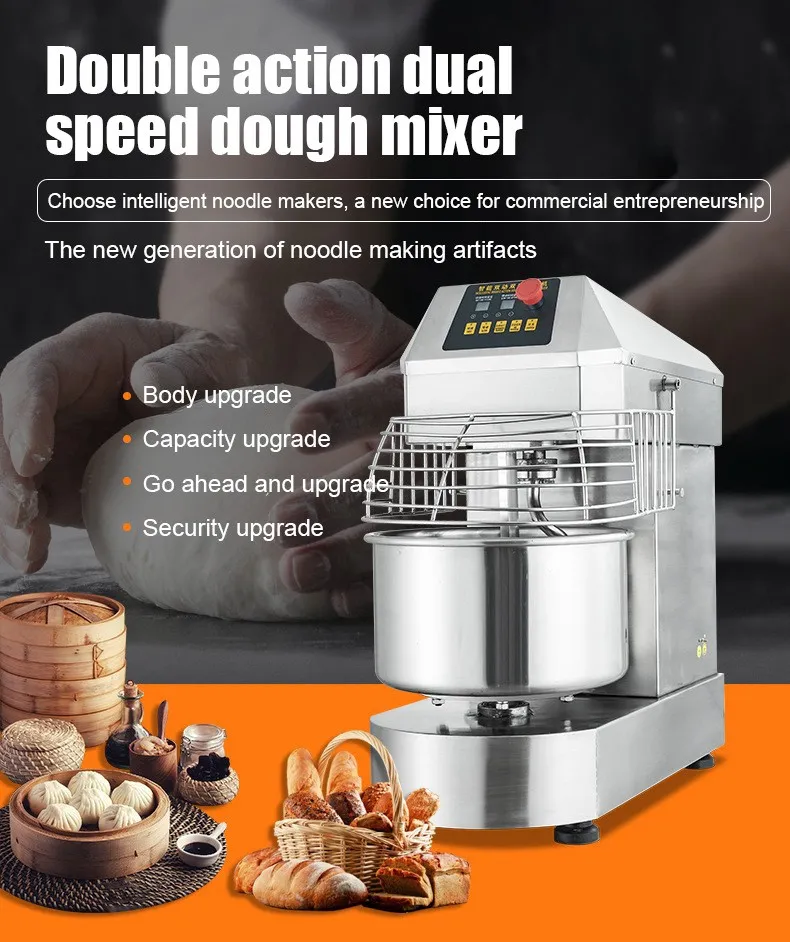 Equipamento de Cozinha de Padaria Comercial Industrial Mistura de Farinha Planetária