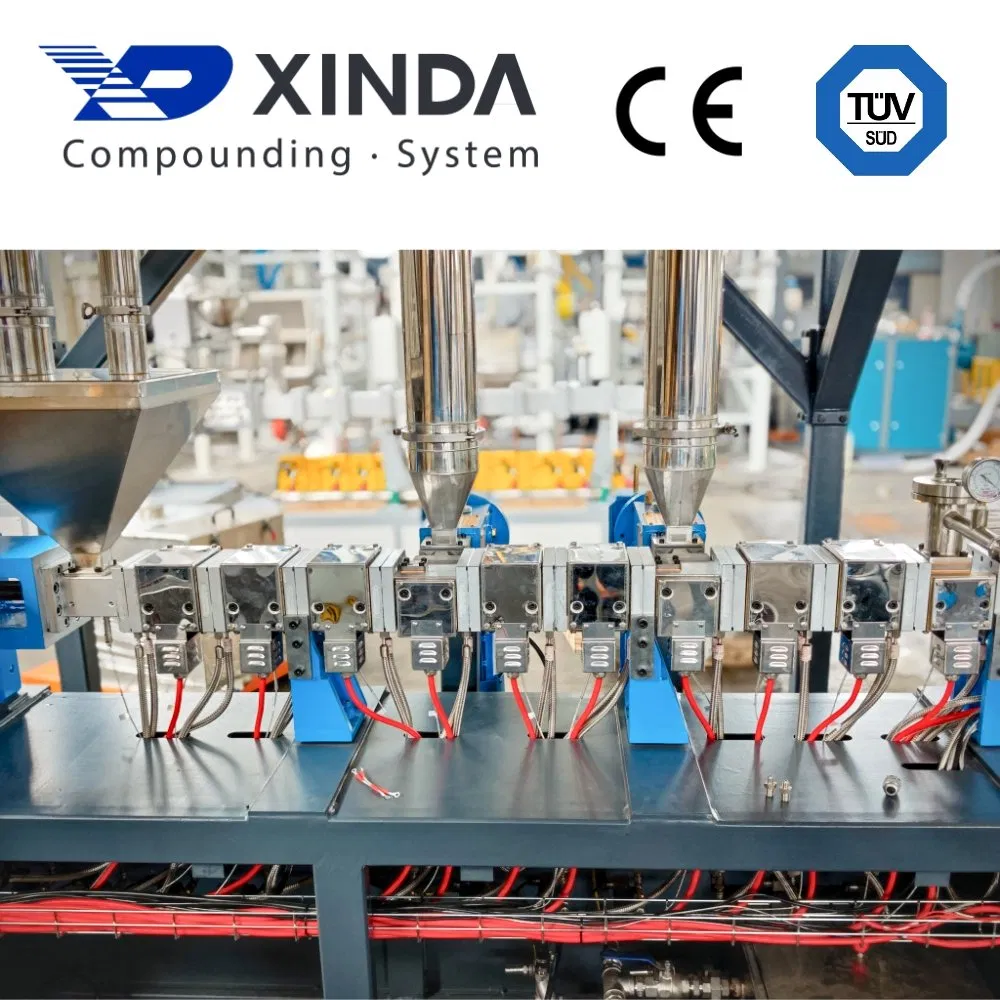 Linha de Produção de Extrusão Plástica Avançada para Granulação de Masterbatch e Processamento Contínuo