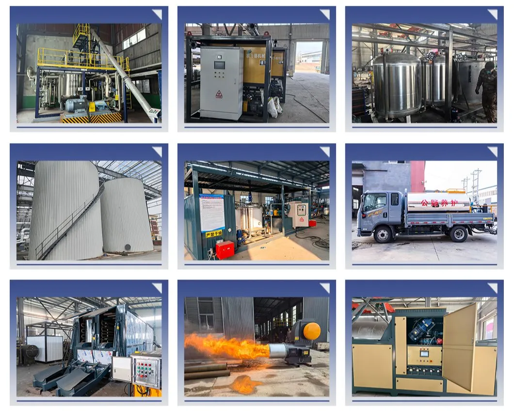Equipamento Industrial Integrado de Processamento de Aquecimento de Mistura de Asfalto Modificado com Controle de Temperatura Preciso e Durável