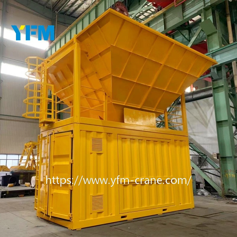 Unidade de Pesagem e Embalagem Móvel Containerizada de Linha Simples e Dupla para Porto