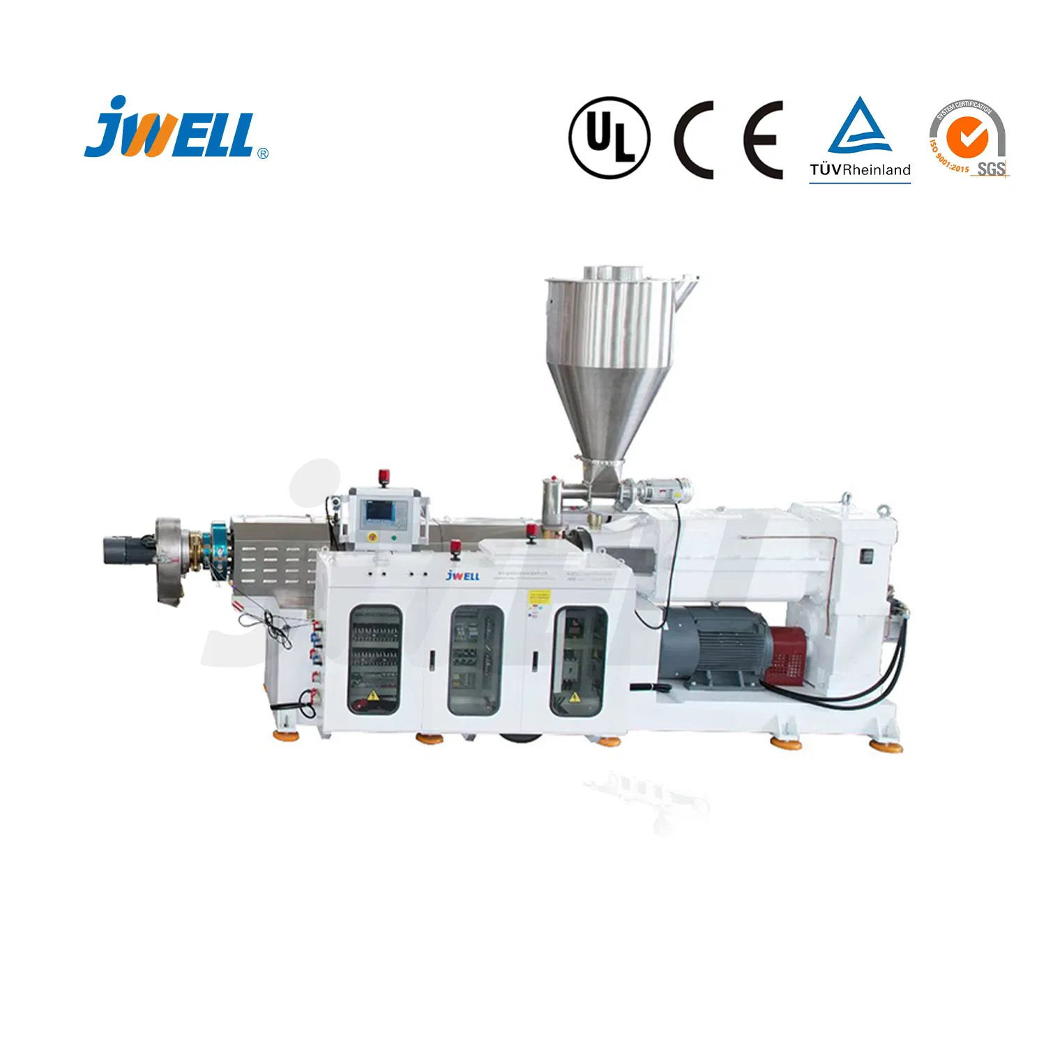 Linha de Extrusão de Compounding e Granulação de PVC Jwell Plastic