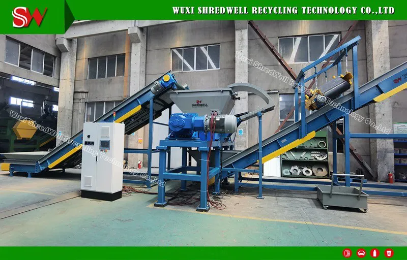 Equipamento de Trituração de Eixo Duplo