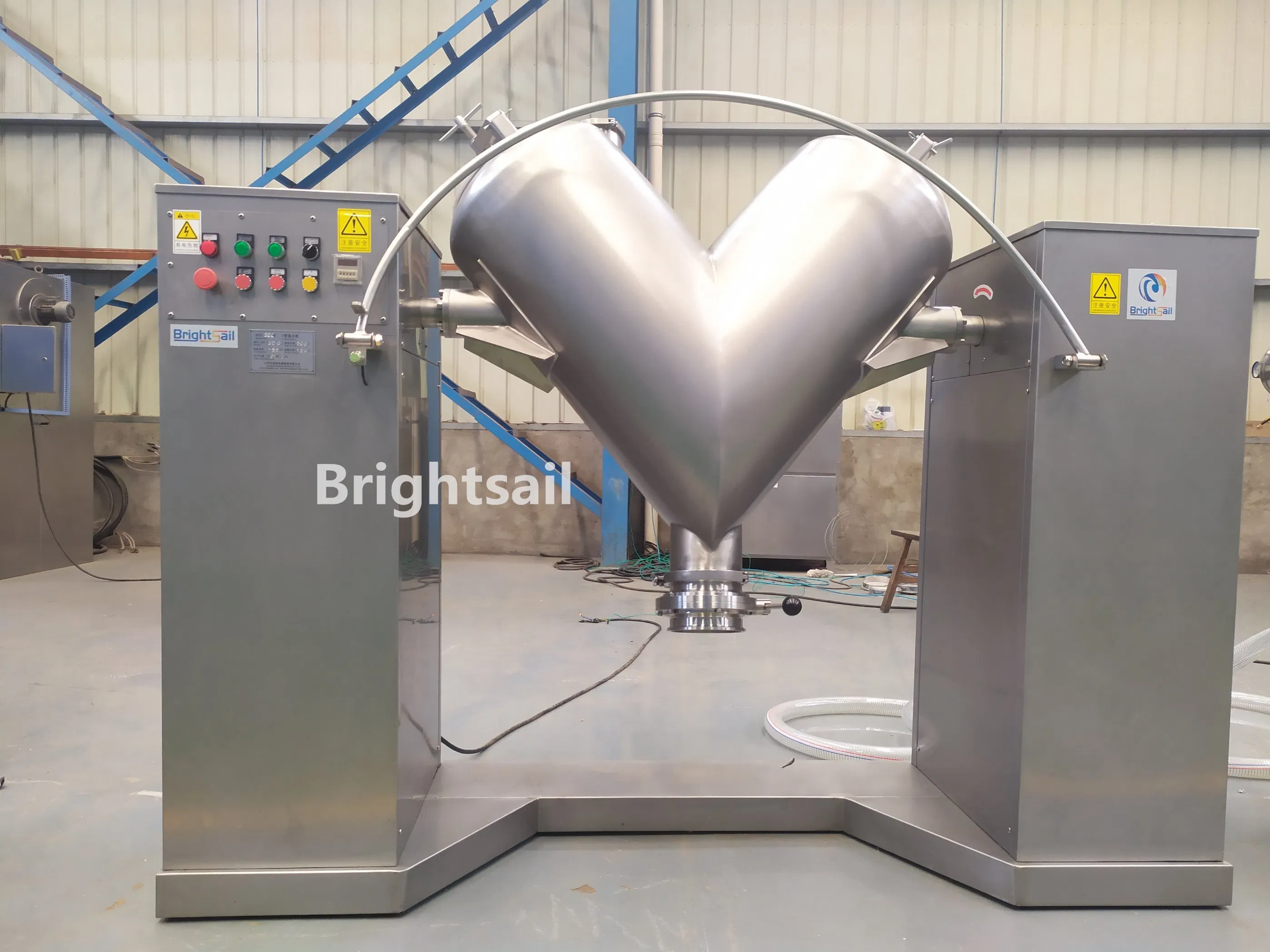 Misturador V de Aço Inoxidável Brightsail Misturador Industrial Equipamento de Mistura de Alimentos