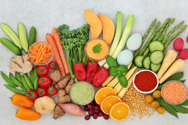 Frutas y verduras deshidratadas