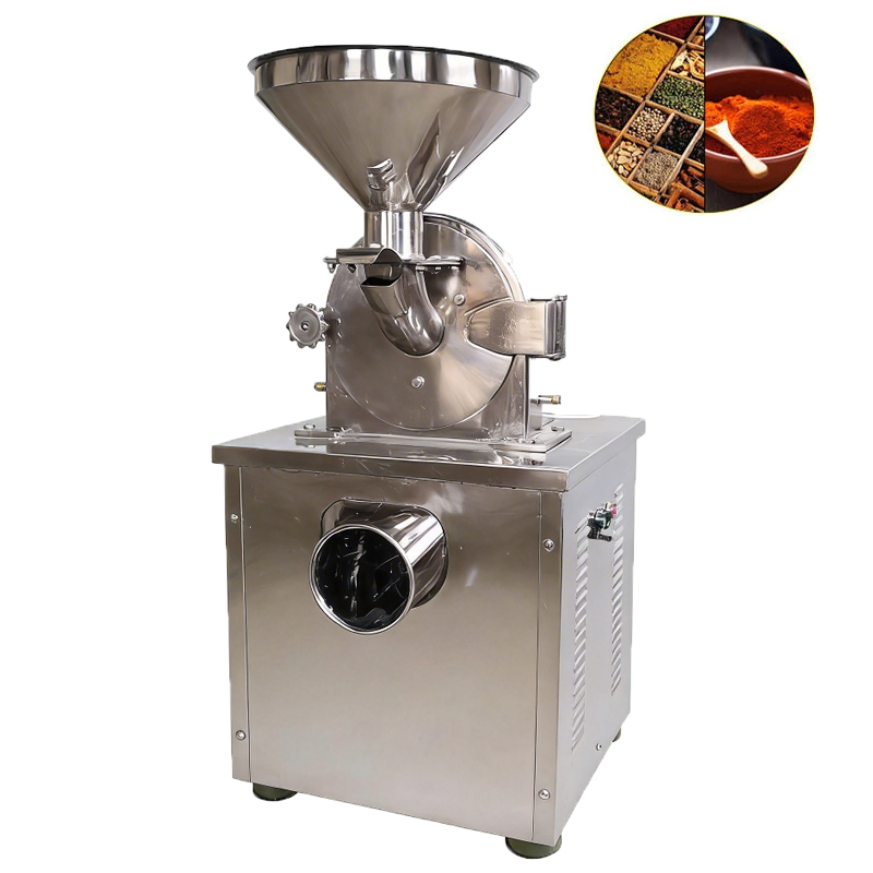 Máquina de molienda de polvo de alimentos multifuncional, molino de acero inoxidable para granos, especias, frijoles, azúcar y sal