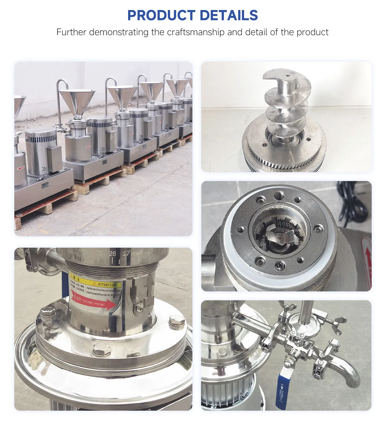 Máquina eléctrica para hacer mantequilla de maní, molino de coloidales para hacer mantequilla de maní de chile y tahini de sésamo
