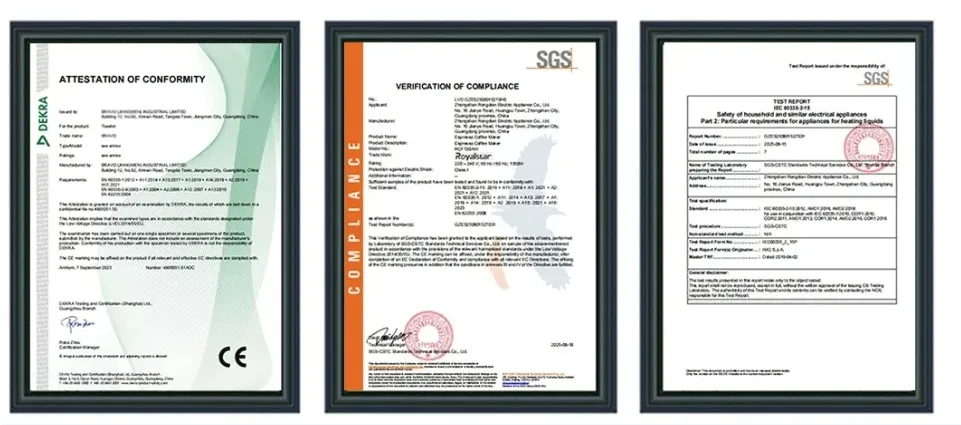 Certificados de Calidad