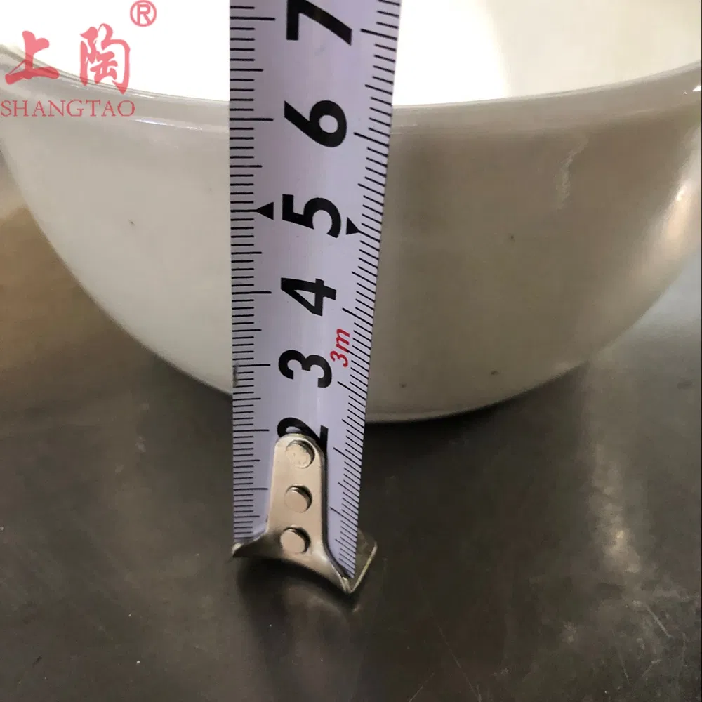 Mortero de porcelana de laboratorio con mano
