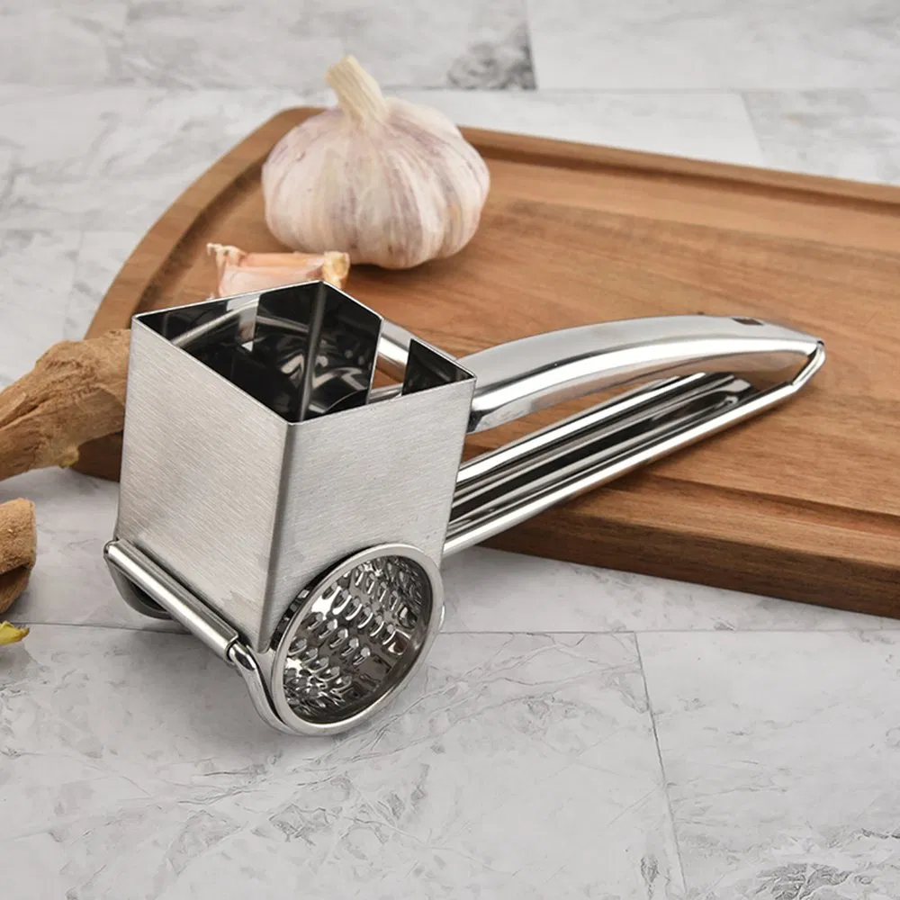 Cuchillas de afeitar Giratorio de Acero Inoxidable rallador de queso, las piezas extraíbles para una rápida limpieza ligero y versátil, útiles de cocina Wbb10140