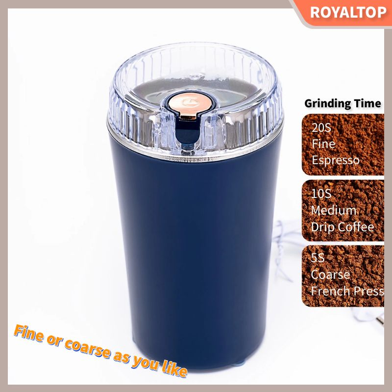 Máquina Mini Molinillo de Acero para Cocina 150g Molinillos Eléctricos de Café para Espresso, Especias y Granos
