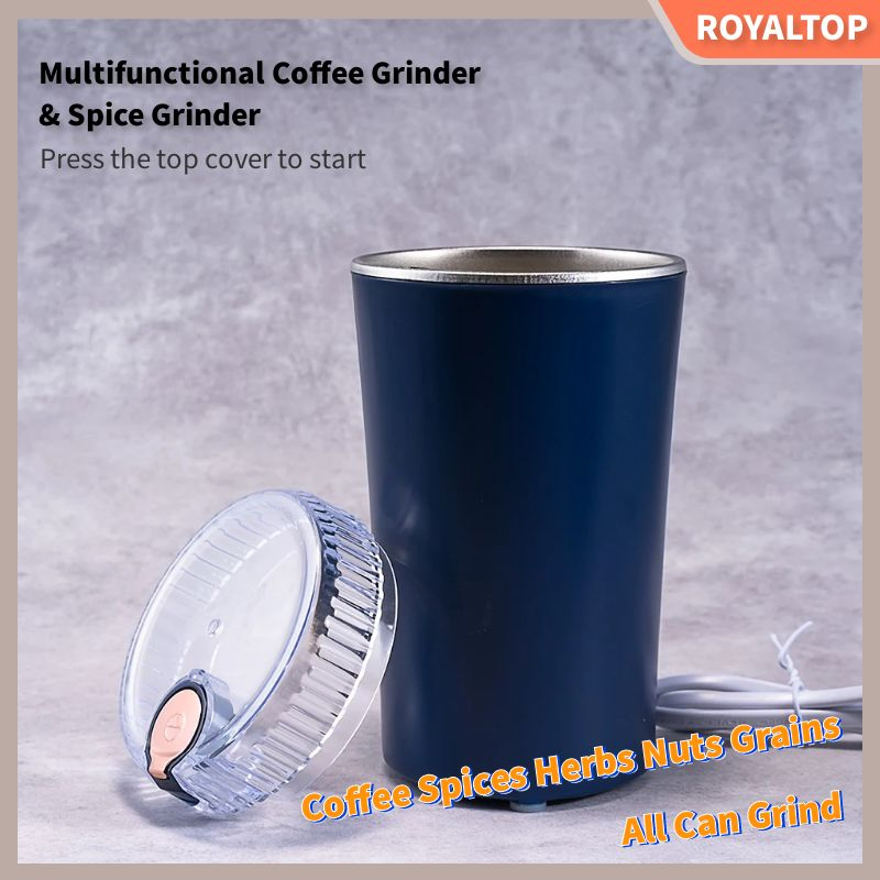 Máquina Mini Molinillo de Acero para Cocina 150g Molinillos Eléctricos de Café para Espresso, Especias y Granos