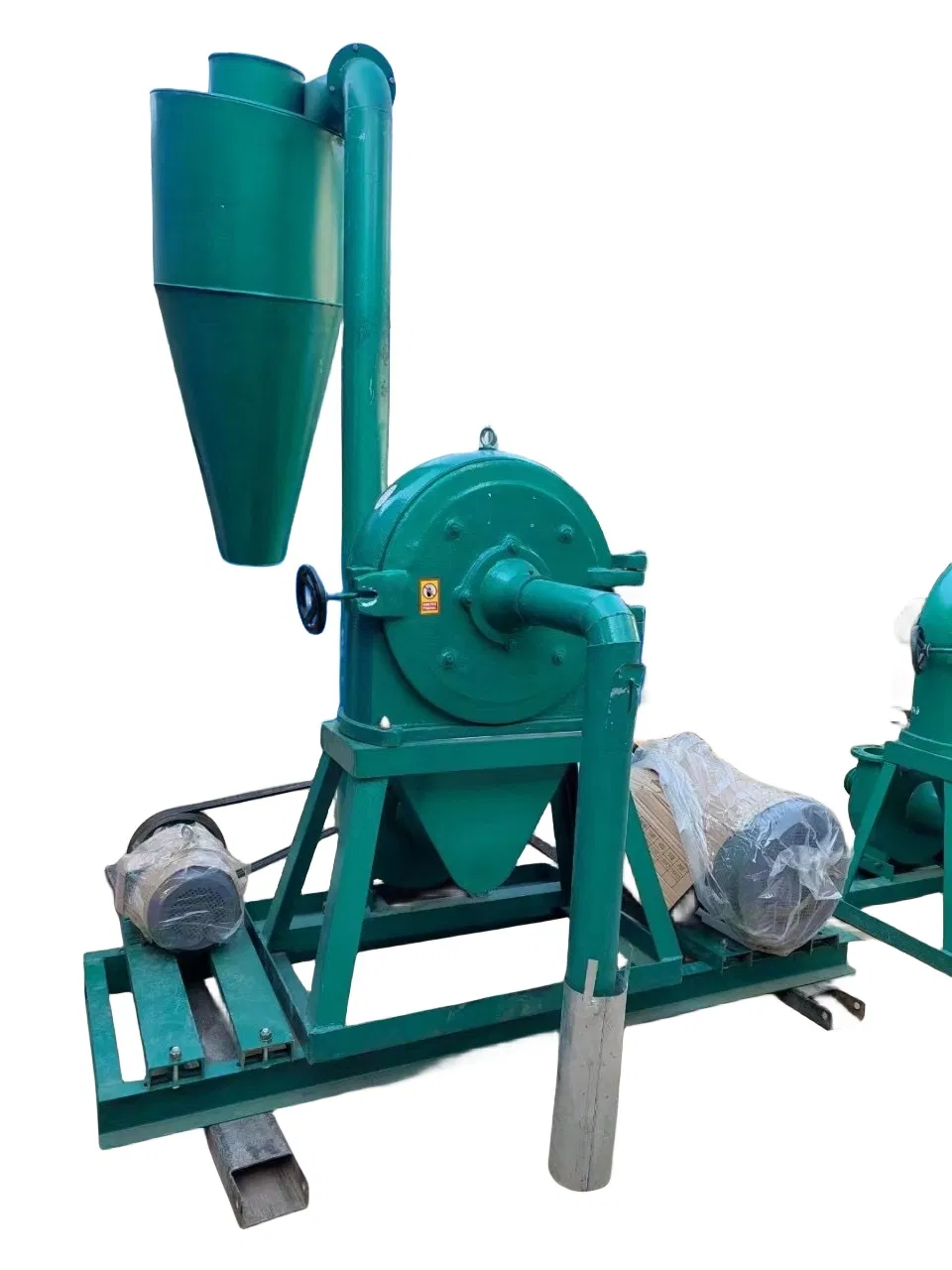 Máquina de molienda de grano de disco de harina de trigo, tipo de succión automática, mini máquina de molino de grano de maíz, trituradora de alimento para animales, molino de maíz