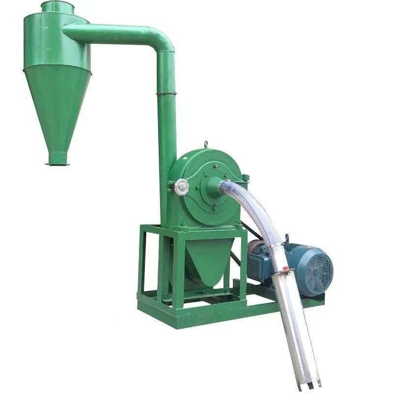Máquina de molienda de grano de disco de harina de trigo, tipo de succión automática, mini máquina de molino de grano de maíz, trituradora de alimento para animales, molino de maíz