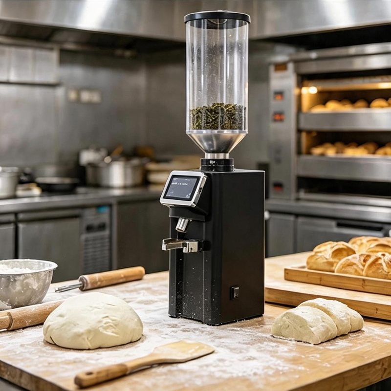 Molino de materiales secos multifuncional para procesar hojas de té, hierbas y especias para tienda de bebidas