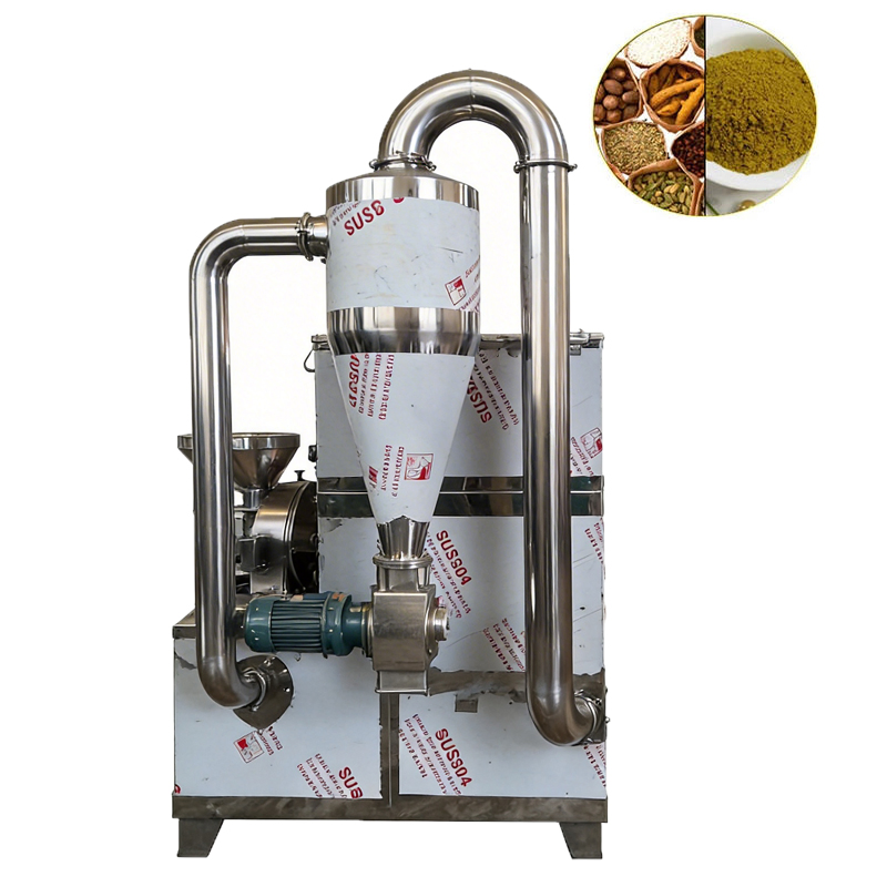 Multifunctional Powder Crusher Grinder Stainless Steel Hammer Pulverizer for Herb Spice Grain Bean Chemical