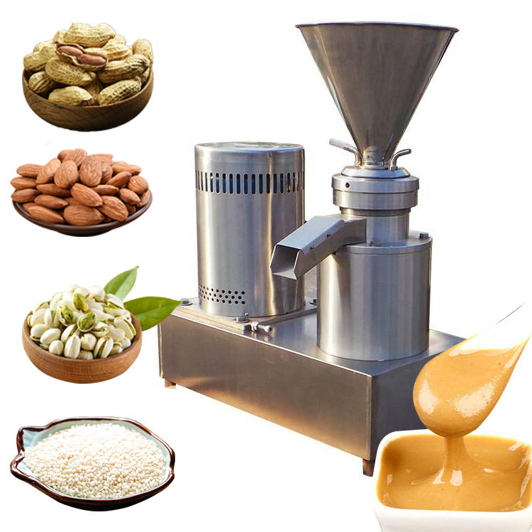 Máquina eléctrica para hacer mantequilla de maní, molino de coloidales para hacer mantequilla de maní de chile y tahini de sésamo