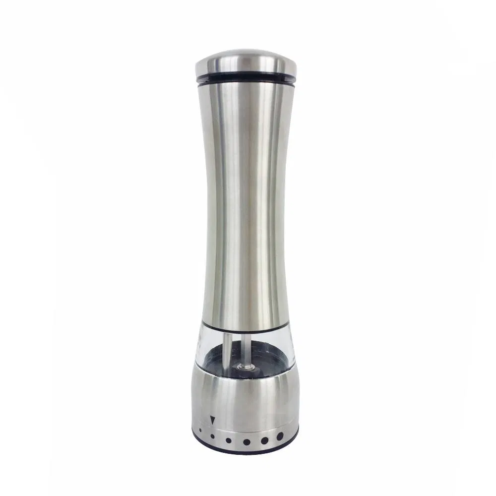Herramientas de cocina calientes molinillo de hierbas y especias a batería molinillo eléctrico personalizado de pimienta y sal