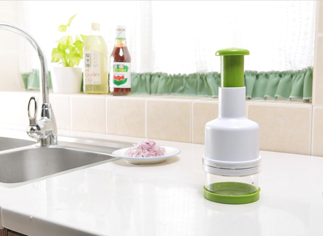 Prensa Manual Cortar Verduras Ajo Cebolla Golpear y Presionar Comida Chopper  Parámetro:
