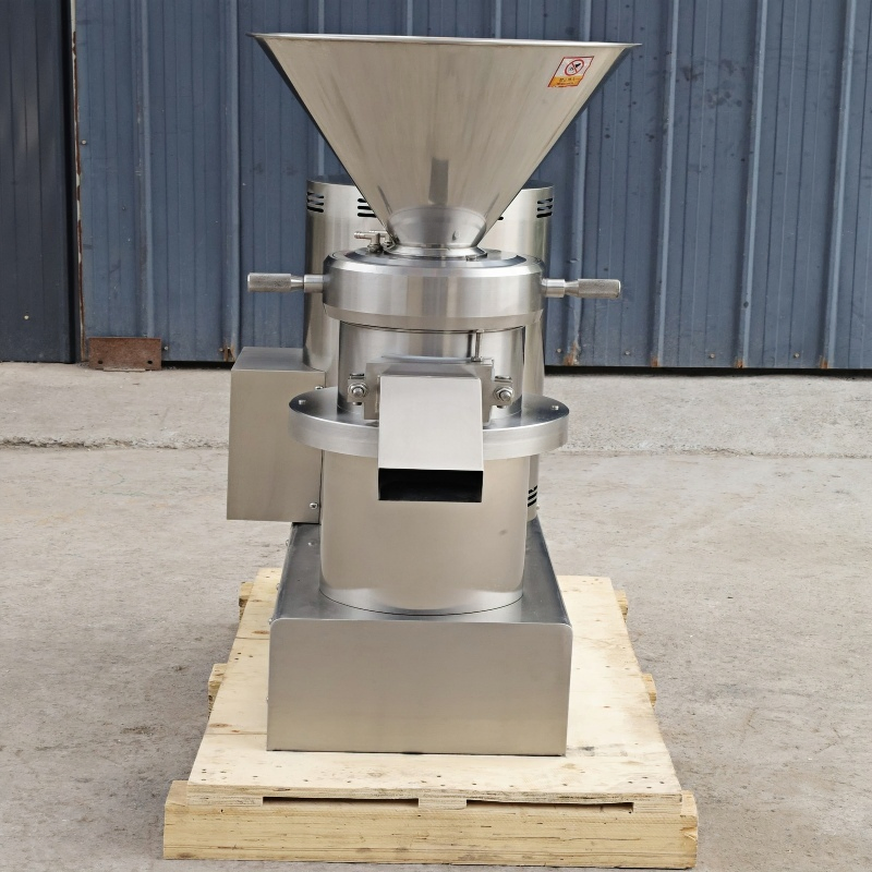 Molino coloidal vertical industrial para pasta de almendras y máquina de mantequilla de maní