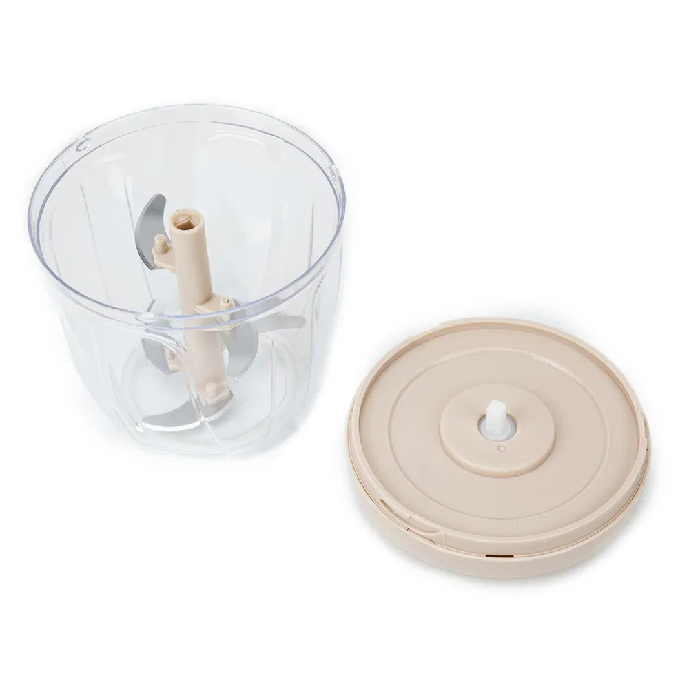 Manual de cocina picador de verduras con cuerda, procesador de alimentos, cortador de ajo