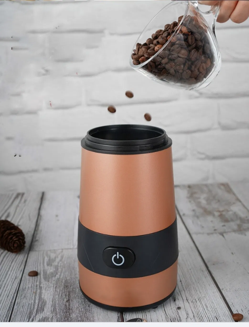 Molino de hierbas y especias al por mayor, molinillo eléctrico de granos de café