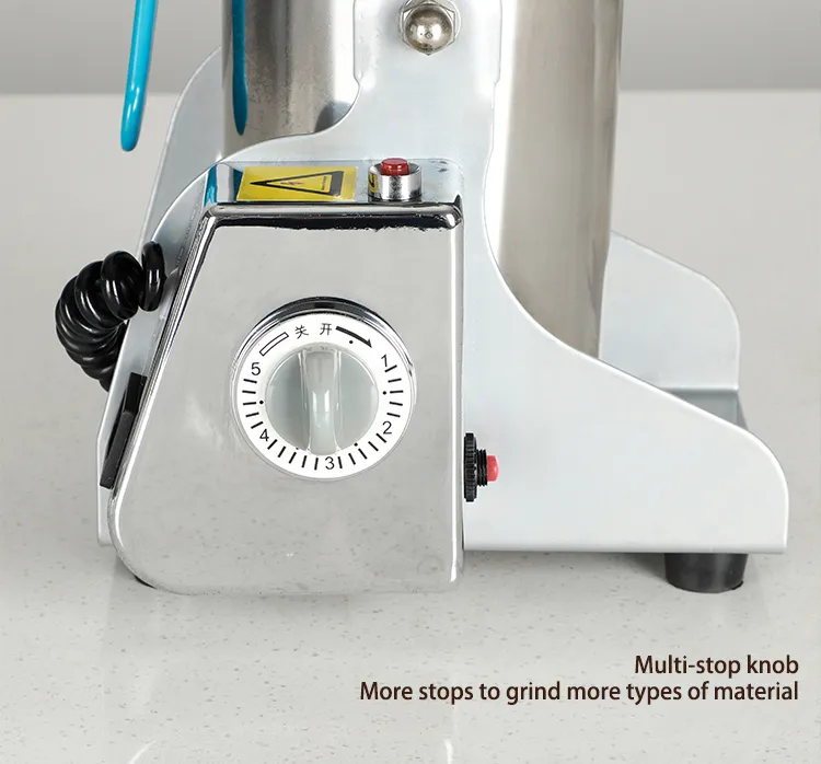 Molino de Grano Eléctrico Comercial de Alta Velocidad, Molinillo de Acero Inoxidable para Especias, Hierbas, Arroz y Maíz