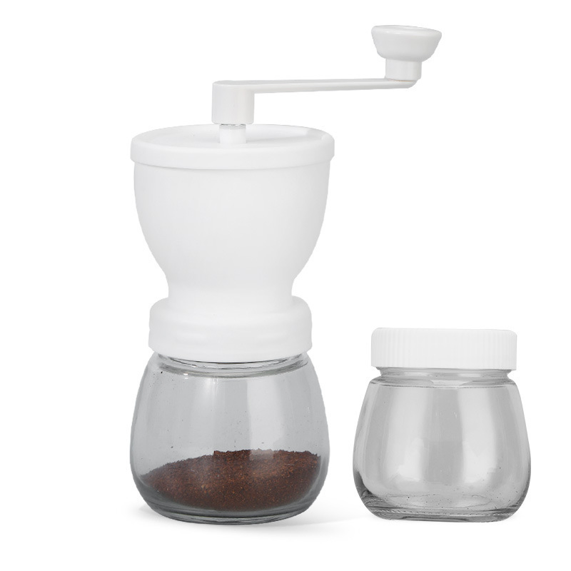 Molino de café manual portátil con manivela para espresso, prensa francesa y vertido