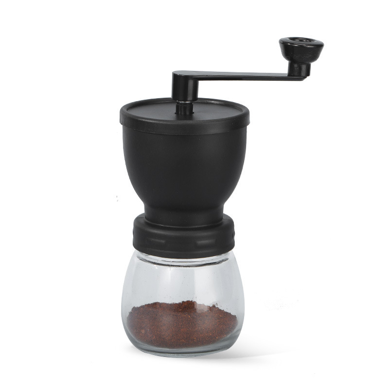 Molino de café manual portátil con manivela para espresso, prensa francesa y vertido