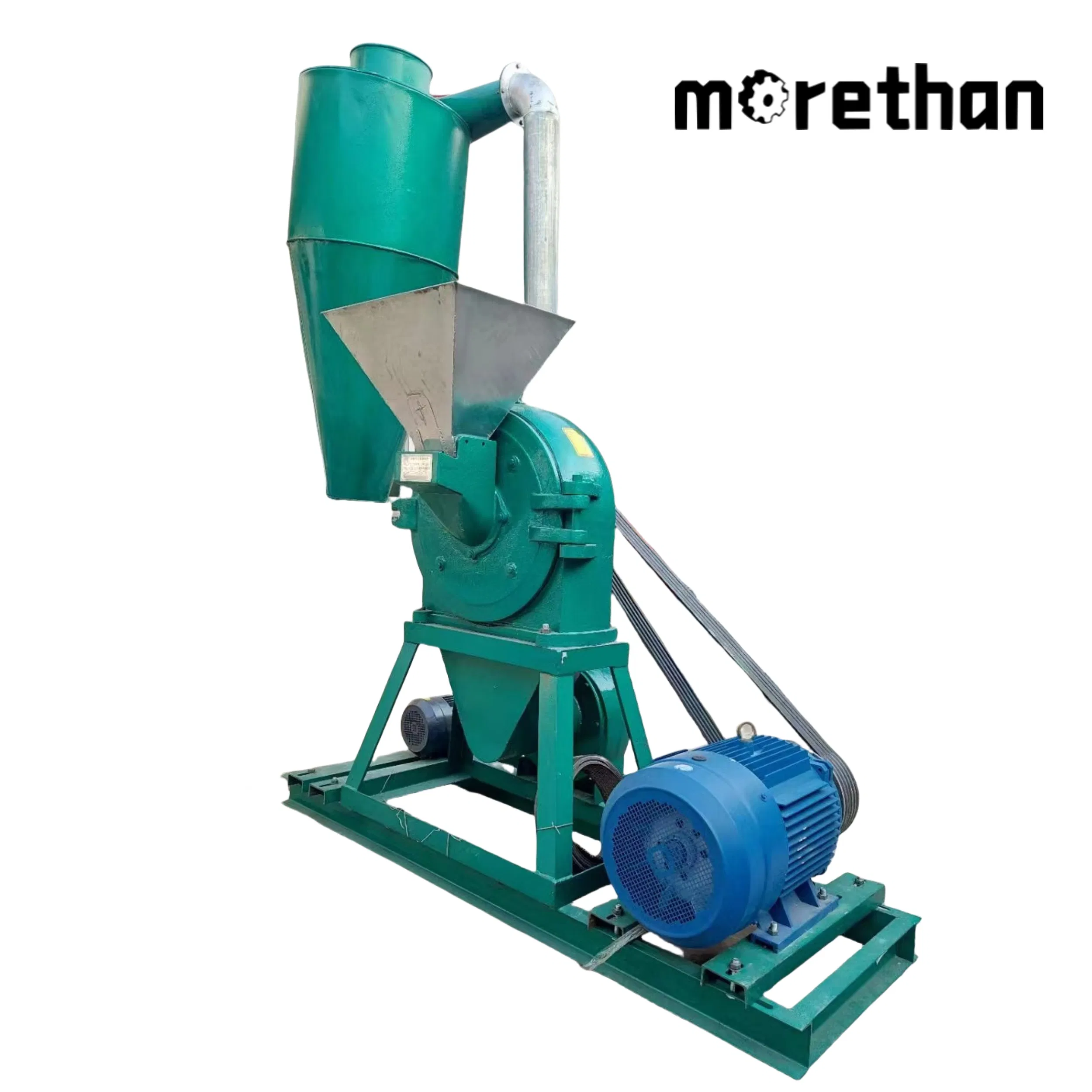 Máquina de molienda de grano de disco de harina de trigo, tipo de succión automática, mini máquina de molino de grano de maíz, trituradora de alimento para animales, molino de maíz