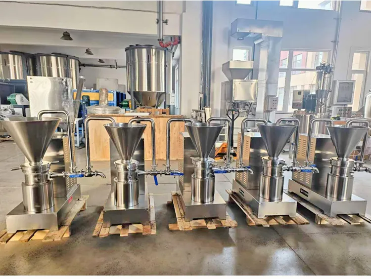 Máquina para hacer tahini, leche de nuez, mantequilla de maní, molino de coloides