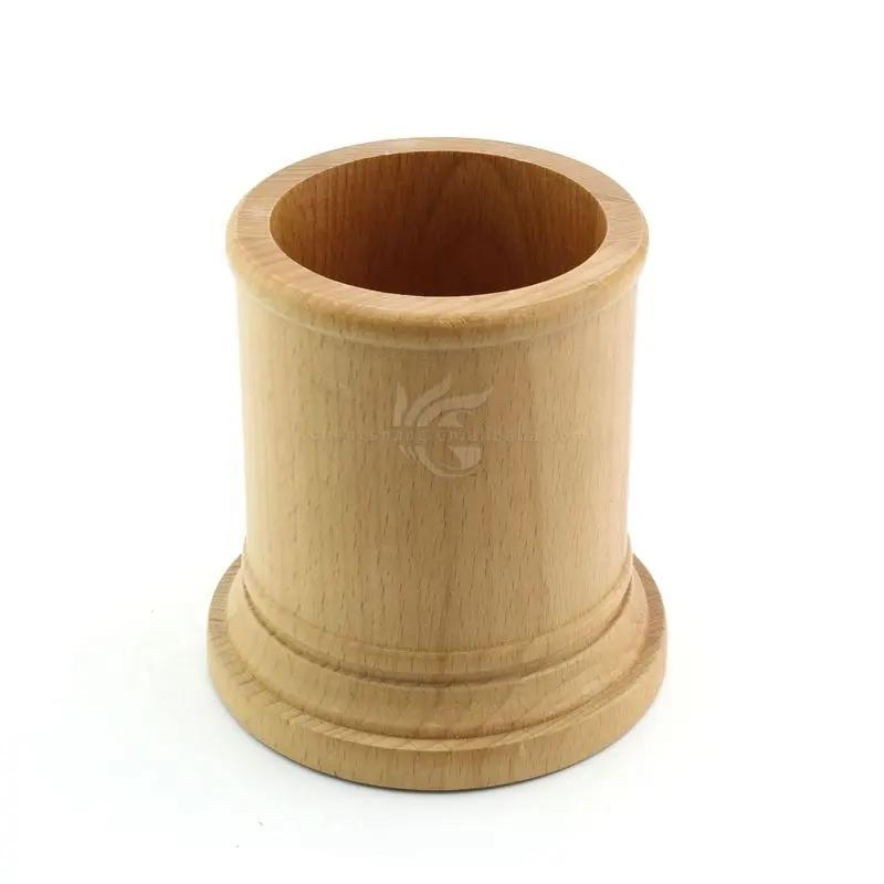 Molino de café manual de acero inoxidable con utensilio de madera para espresso
