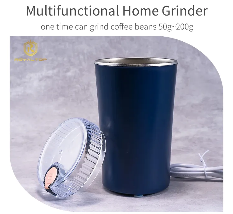 Máquina Mini Molinillo de Acero para Cocina 150g Molinillos Eléctricos de Café para Espresso, Especias y Granos