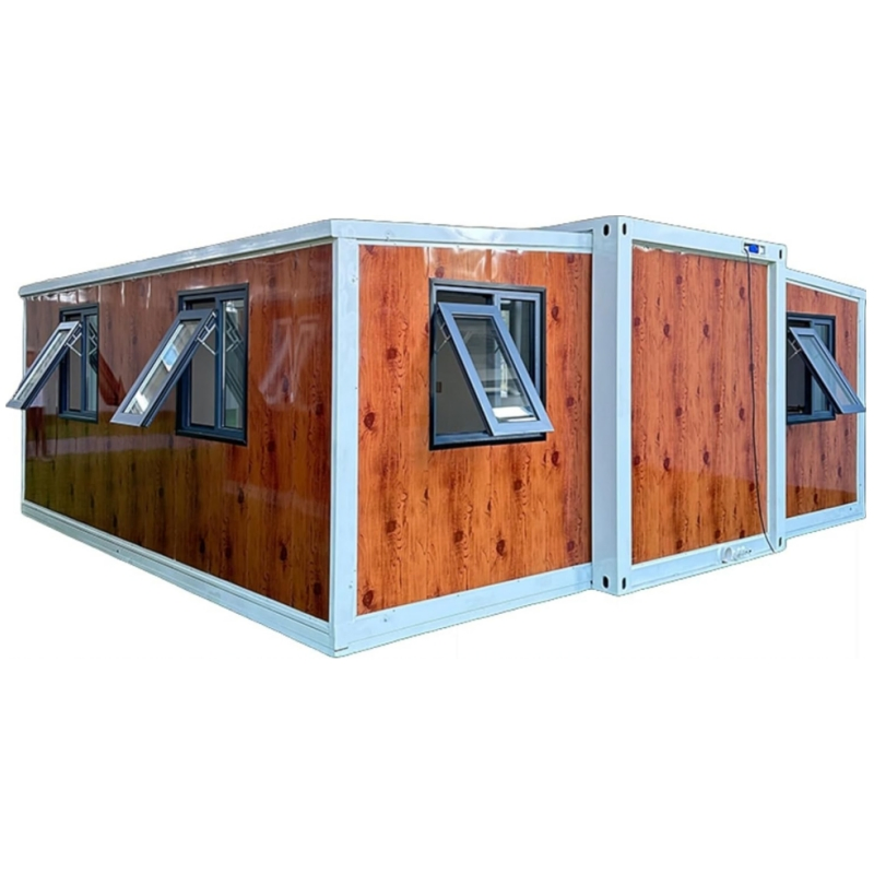 40FT Customized Foldable Luxury Modern Modular Mobile Outdoor Portable Steel Frame Living Expandable Container Homes for Prefabricated Building Houses