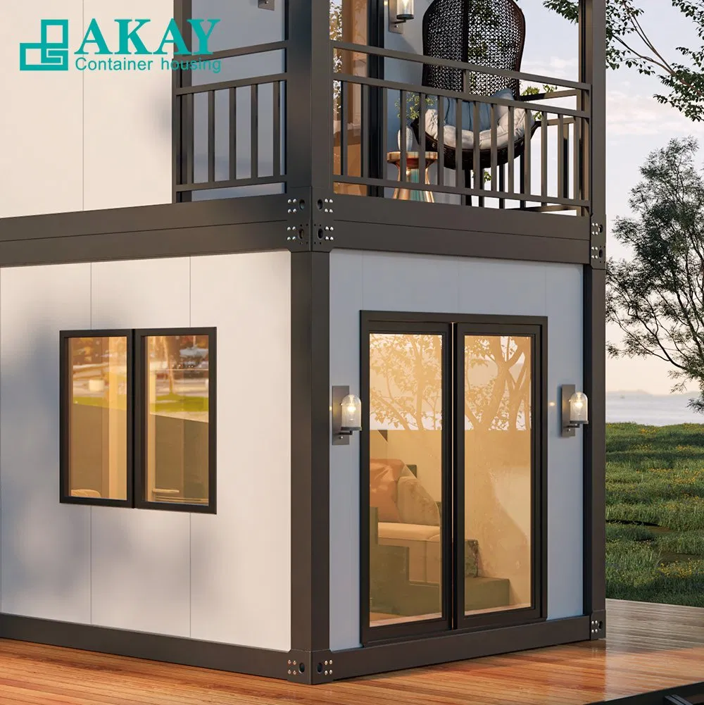 Luxury 2 Bedroom Casa Contenedor Modular Homes Flat Pack Living Portable Prefabricated House Prefab House Container House