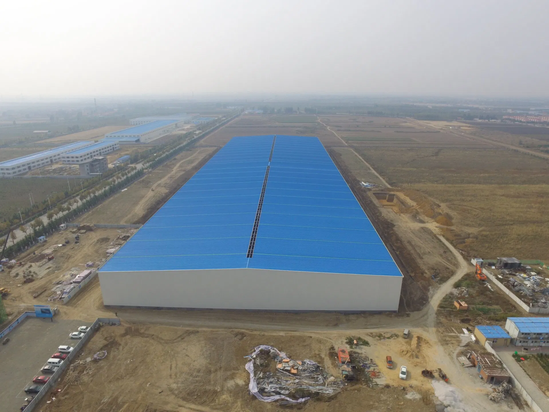 Large Span Prefab Steel Structure Frame Pre-Engineered Metal Prefabricated Building