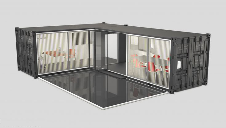 Workshop Site Portable Flat Pack Prefabricated Mobile Luxury Container Office