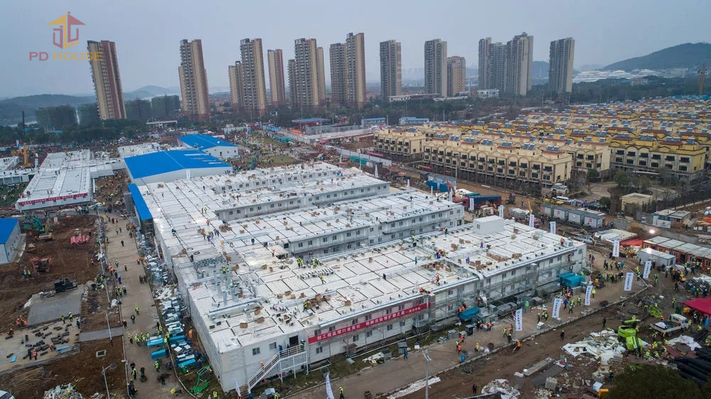 Prefabricated Container Disease Portable Ready Made Hospital Clinic Lab Isolation Room