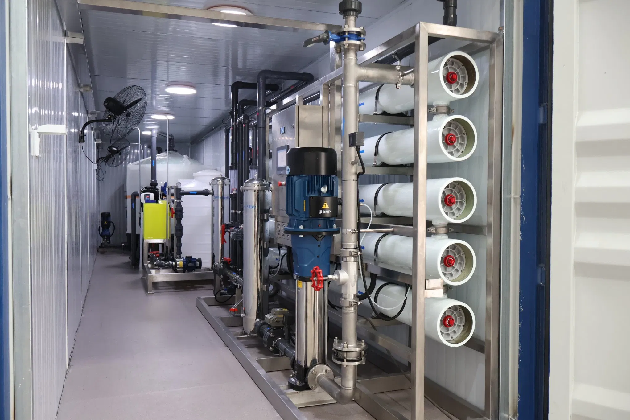 15tph Containerized Water Treatment Equipment Mobile RO System for Industrial Use