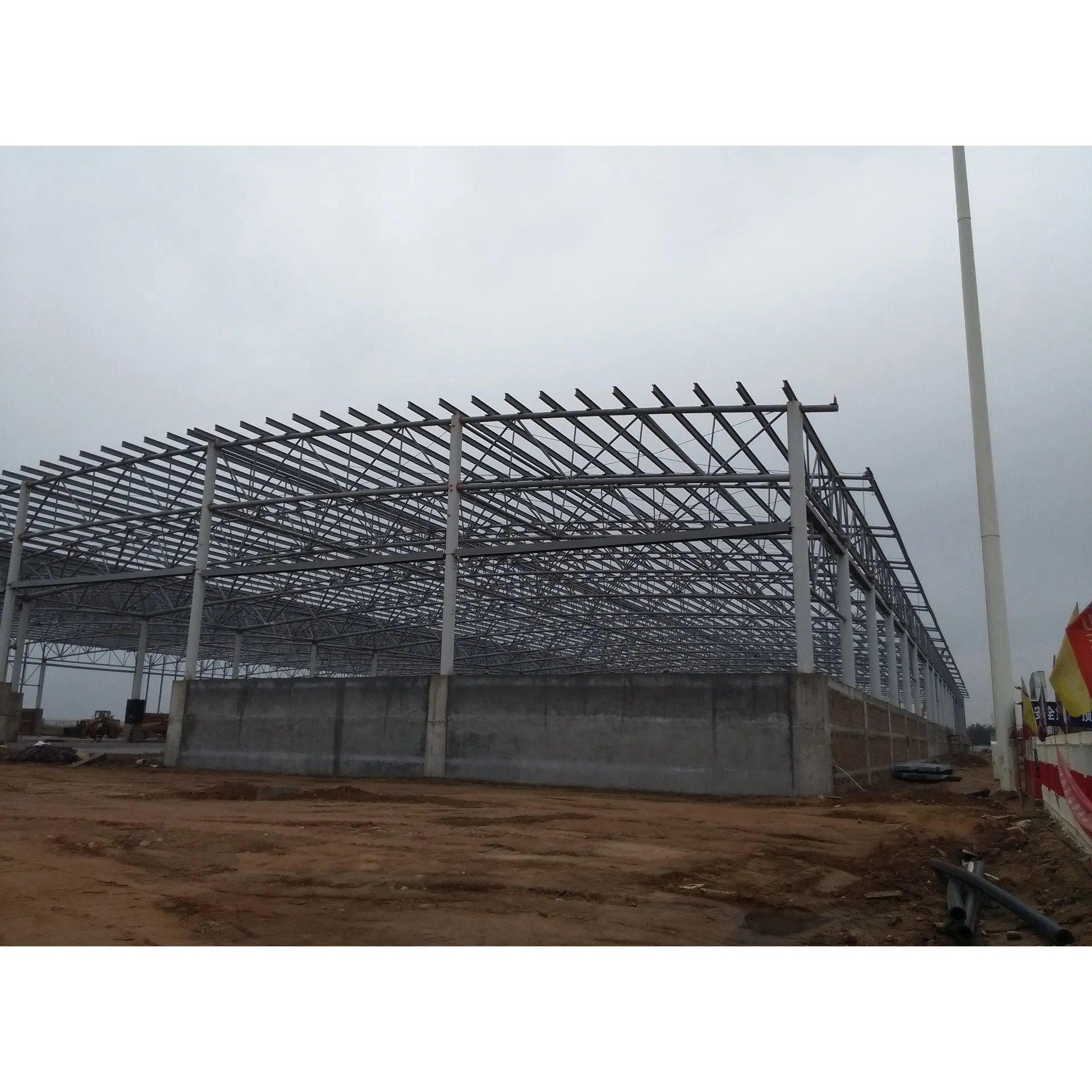 Quick Build Customized Small Space Frame Prefab Light Weight Bridge Steel Structure Warehouse Building Steel Structure