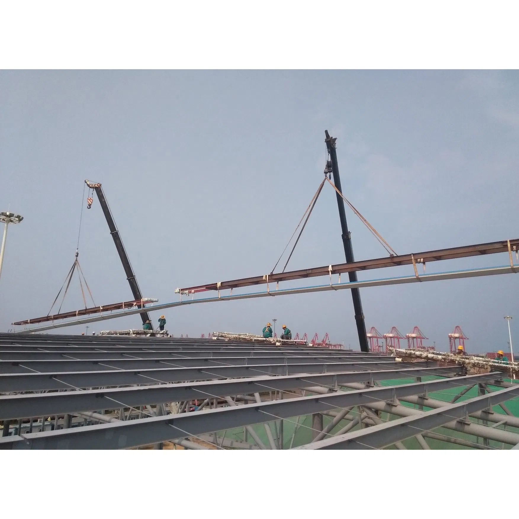 Quick Build Customized Small Space Frame Prefab Light Weight Bridge Steel Structure Warehouse Building Steel Structure