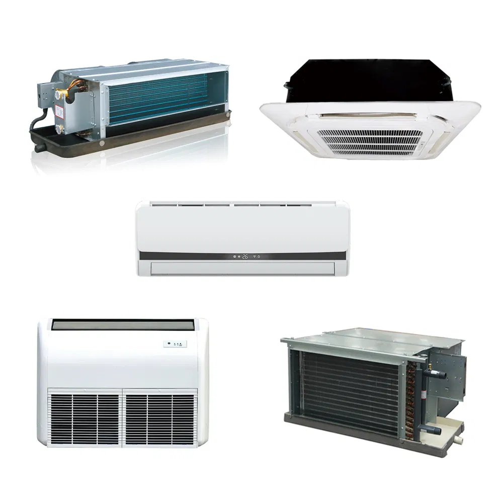 Horizontal Units Ceiling Cassette Chilled Water Ducted Air Conditioner Well Mounted Center Air Conditioner Duct Fan Coil Unit