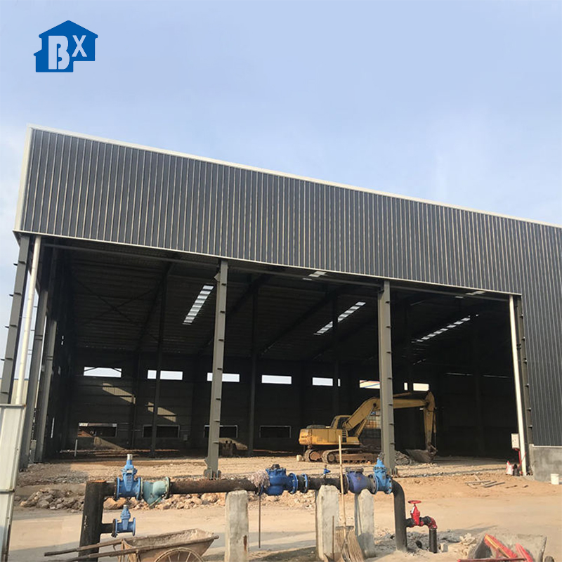 Galvanized Design Prefabricated Building Light Steel Metal Structure Prefab Steel Frame Warehouse/Workshop Industrial Steel Structure for Secure Workshop