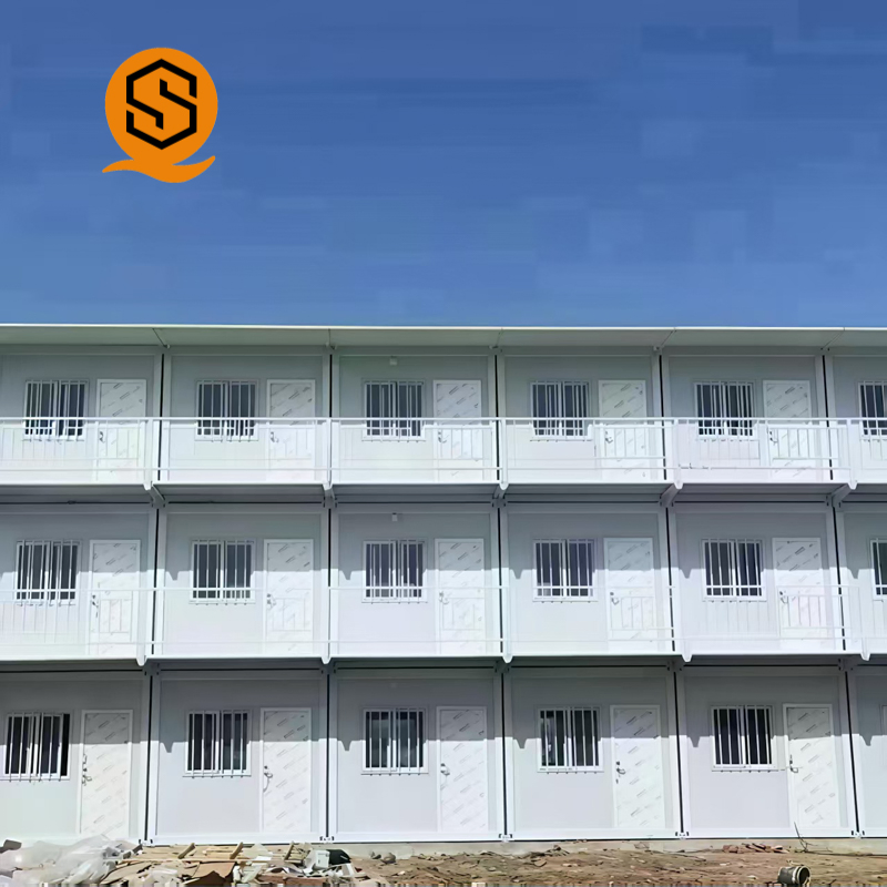 Customizable Multi-Story Container Office Building with Balcony —— Appeals to Clients Needing Scalable, Multi-Level Solutions