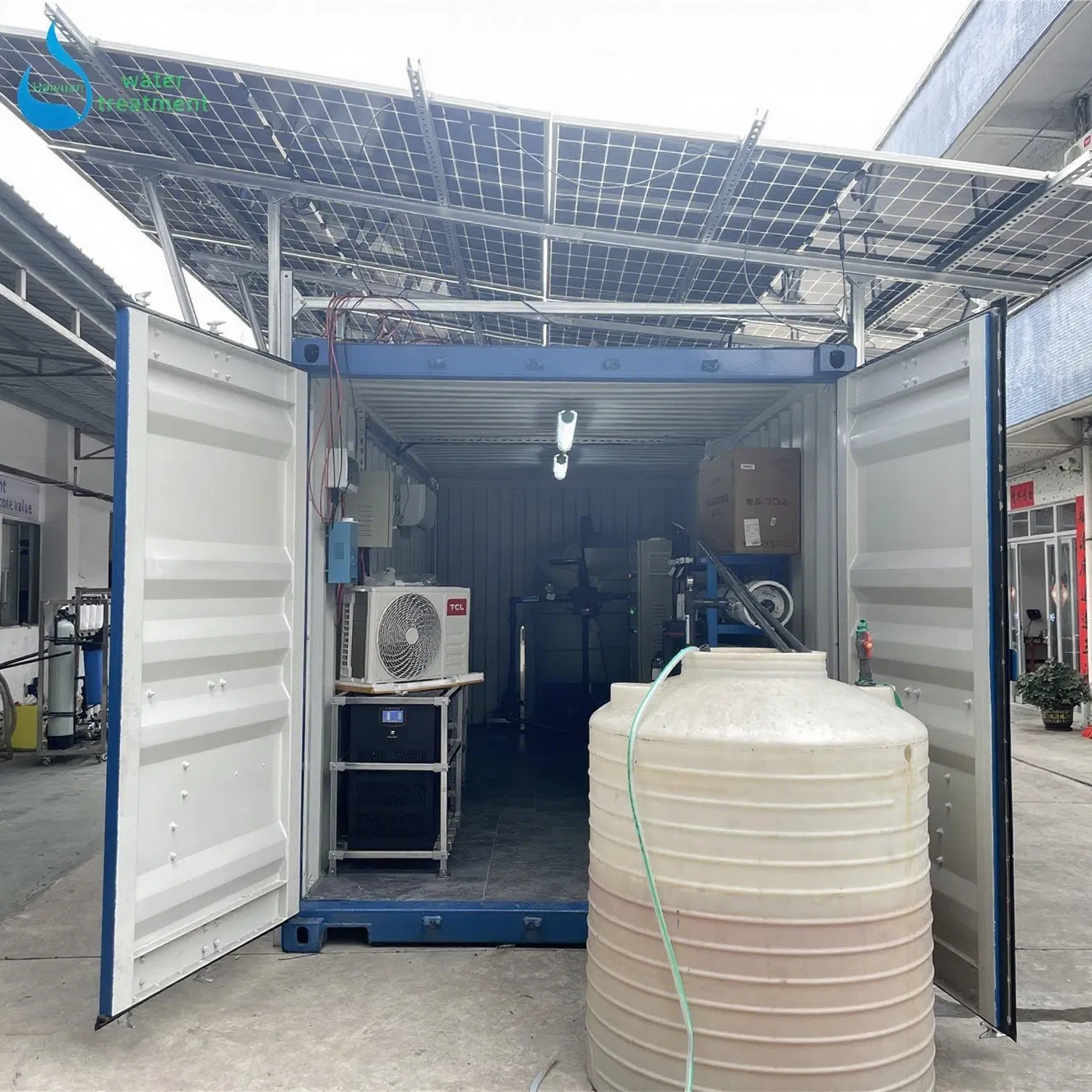 Solar Well Salt Sea Water Desalination Treatment System Seawater Reverse Osmosis RO Water Purification Filtration System
