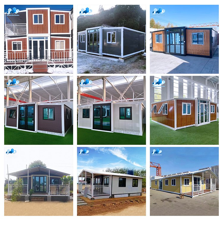 20FT/40FT Flat Pack Shipping Container Prefab Steel Container House with Two Bedrooms for Home Villa Mall or School Use