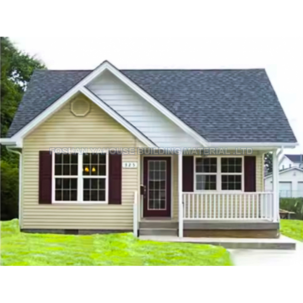 Prefabricated House Villa Easy Install House Luxury Light Steel Sturcture Tiny Modular Prefab Wooden Villa