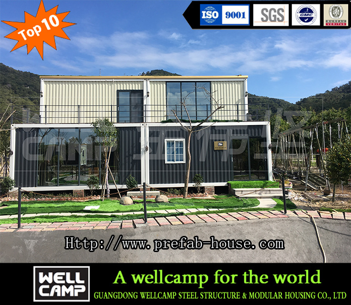 Luxury Prefabricated Flat Pack Folding Expandable Container Villa