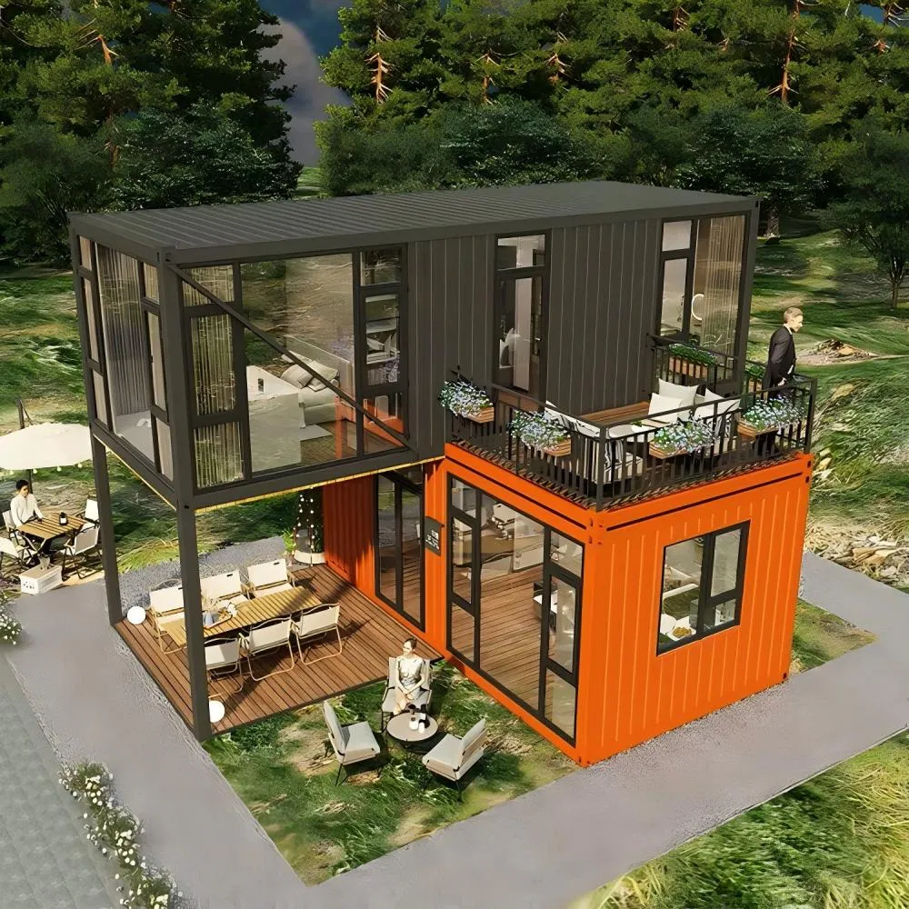 Private Luxury Light Gauge Steel Structure Prefabricated Villas in Indonesia