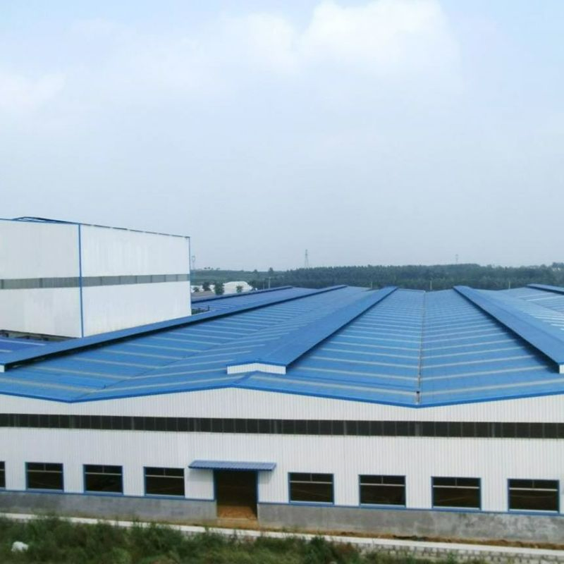 Prefabricated Galvanized Steel Framed Structure Building Workshop