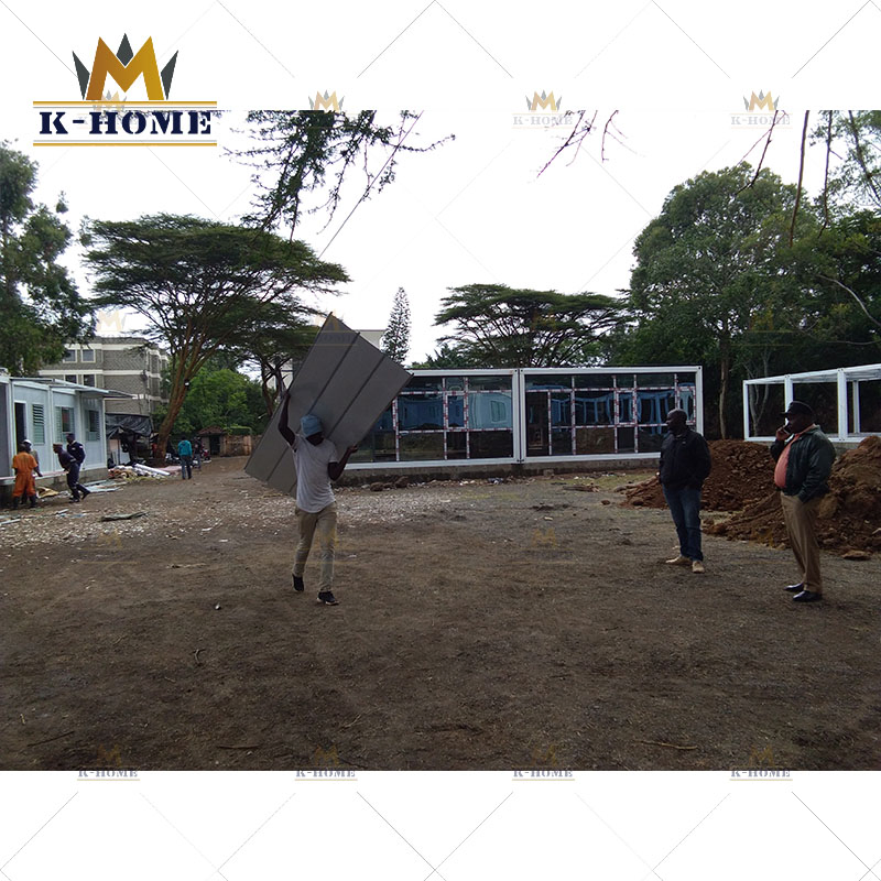 Portable Modular School Building in Kenya